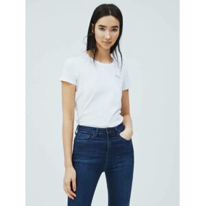 Pepe Jeans dámské bílé tričko - XS (803)